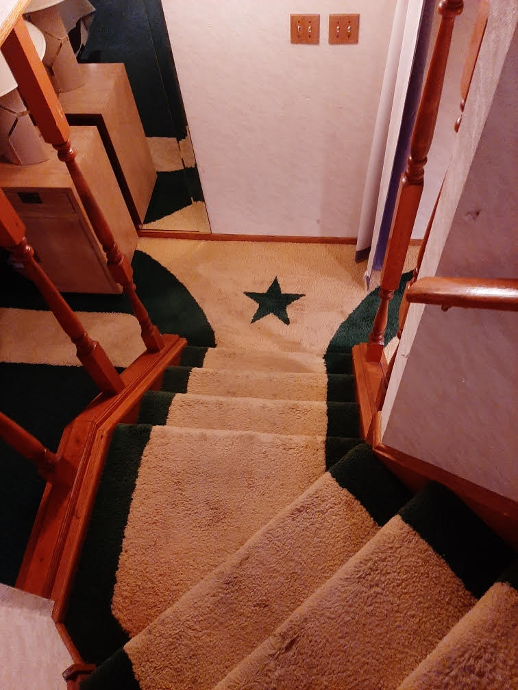 Custom staircase carpet cleaning in Palos Heights
