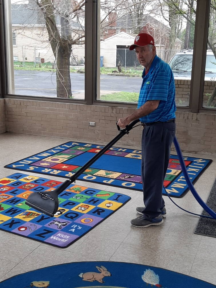 Daycare center rug cleaning service
