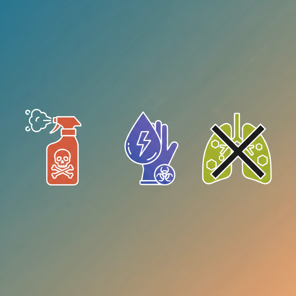 Common cleaning chemical health risks affecting families