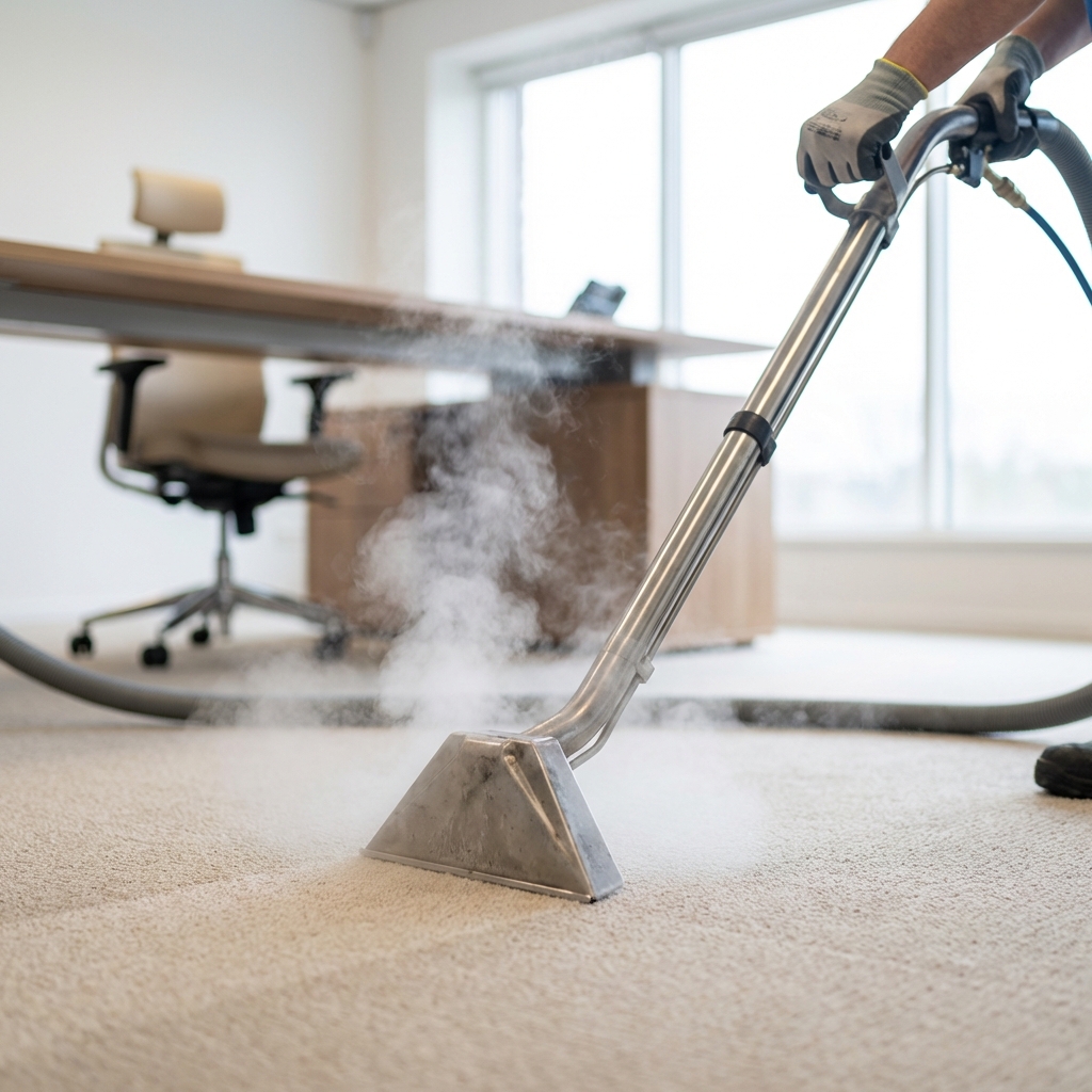 Professional enzyme treatment breaks down organic stains at the molecular level