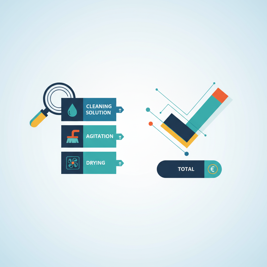 Illustration of hidden fees and costs rolled up in carpet fibers being uncovered